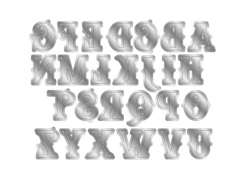 Crafters Companion - Stanzschablone "Carnival Alphabet" Dies