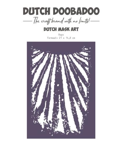 Dutch Doobadoo - Schablone A5 "Rays" Stencil - Dutch Mask Art