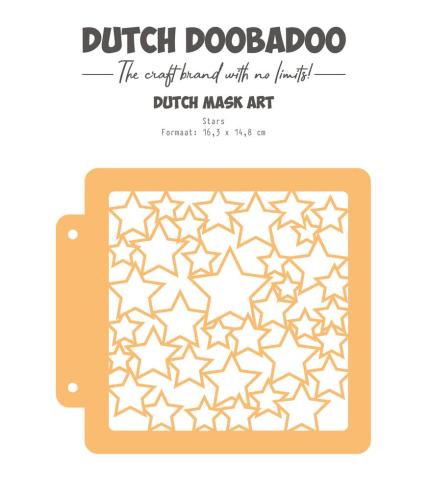 Dutch Doobadoo - Schablone A5 "Stars" Stencil - Dutch Mask Art