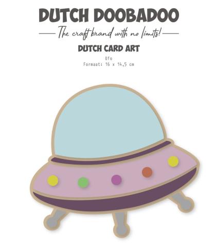 Dutch Doobadoo - Schablone A5 "Ufo" Stencil - Dutch Card Art