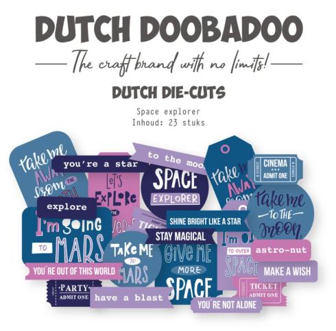 Dutch Doobadoo - Stanzteile "Space Explorer" Die Cuts