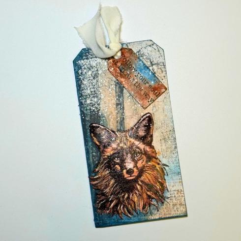 IndigoBlu - Gummistempel Set "Freddy Fox" A6 Rubber Stamp