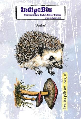 IndigoBlu - Gummistempel Set "Spike" A6 Rubber Stamp