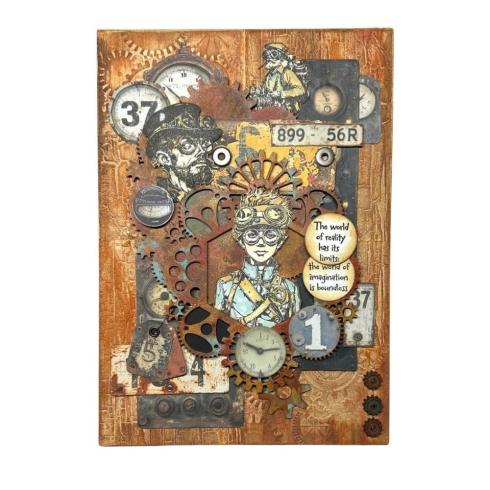 IndigoBlu - Gummistempel Set "Weird is my normal" A6 Rubber Stamp
