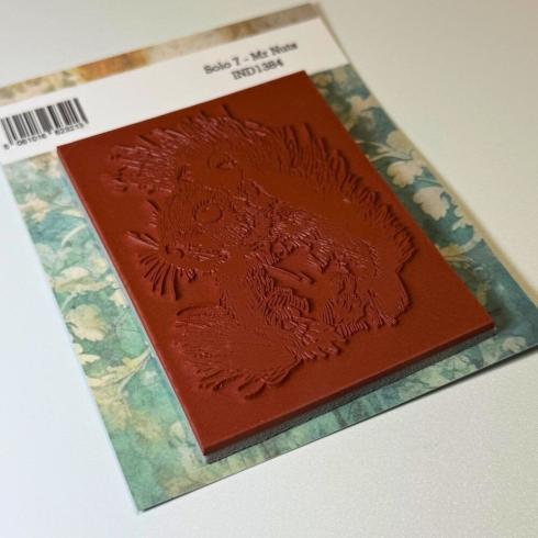 IndigoBlu - Gummistempel "Solo 7 Mr Nuts Rubber" 8x6cm Rubber Stamp