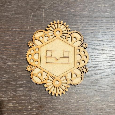 IndigoBlu - Holzteile "Steampunk Frame (3)" Woodology