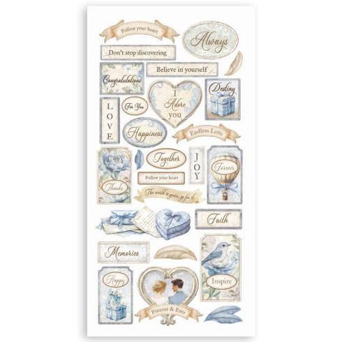 Stamperia - Stanzteile "Timeless" Paper Cut-outs 6x12 Inch - 4 Bogen