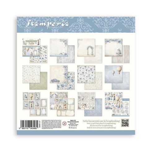 Stamperia - Designpapier "Timeless" Paper Pack 8x8 Inch - 10 Bogen
