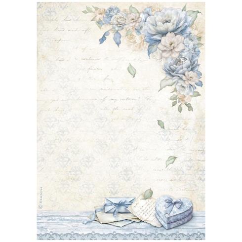 Stamperia - Decopatch Papier "Heart Box" Decoupage A4 - 6 Bogen  