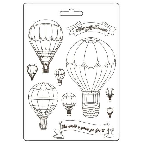 Stamperia - Gießform A5 "Balloons" Soft Mould 