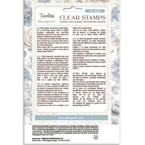 Stamperia - Stempelset "Flowers and Hearts" Clear Stamps