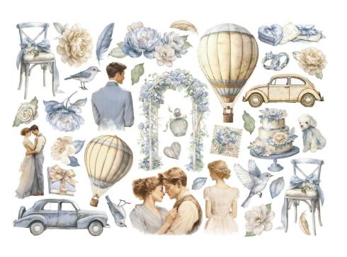 Stamperia - Stanzteile "Timeless" Die Cuts Ephemera