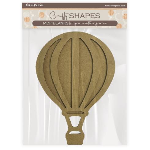 Stamperia - Holzteile "Air Balloon" MDF Crafty Shapes Blanks