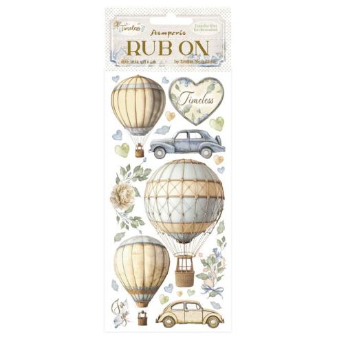 Stamperia - Transfer Aufkleber "Air Balloons" Rub-On