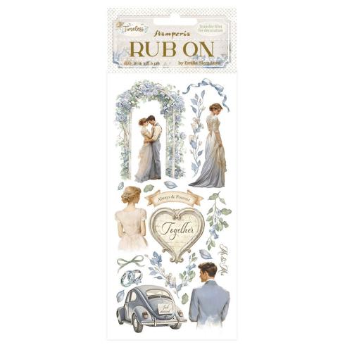 Stamperia - Transfer Aufkleber "Wedding" Rub-On