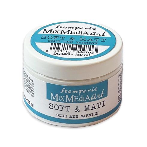 Stamperia - Kleber & Lack "Soft & Matt Glue & Varnish" 150ml