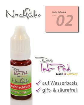 Nachfüller 10ml in babypink für Das Ink-Pad - Stempelkissen