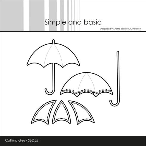Simple and Basic - Stanzschablone "Umbrella" Dies