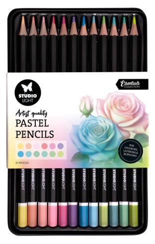Studio Light - Buntstifte "Pastel" Artist Quality Pastel Pencils 12-teilig