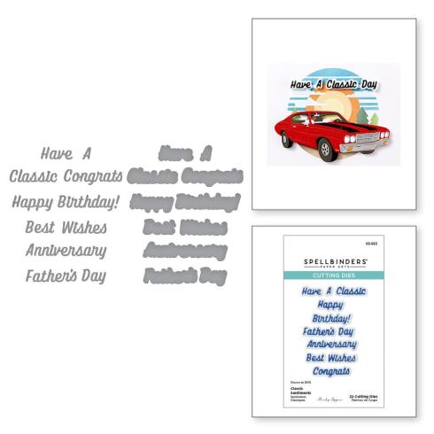 Spellbinders - Stanzschablone "Classic Sentiments" Dies