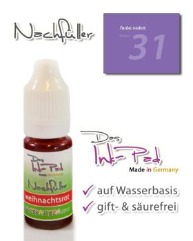 Nachfüller 10ml in violett für Das Ink-Pad - Stempelkissen