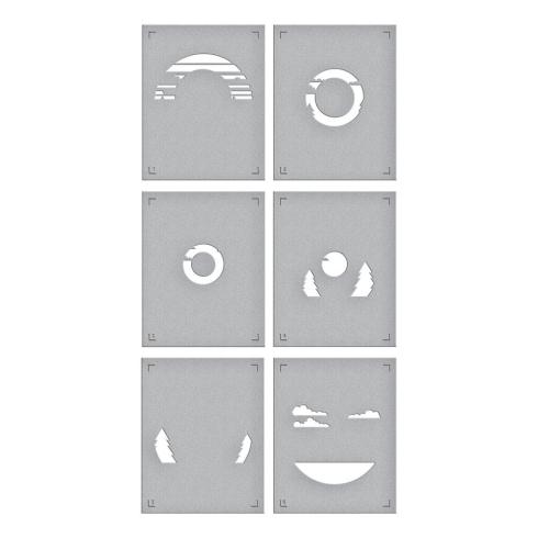 Spellbinders - Schablone "Scenic Drive" Stencil