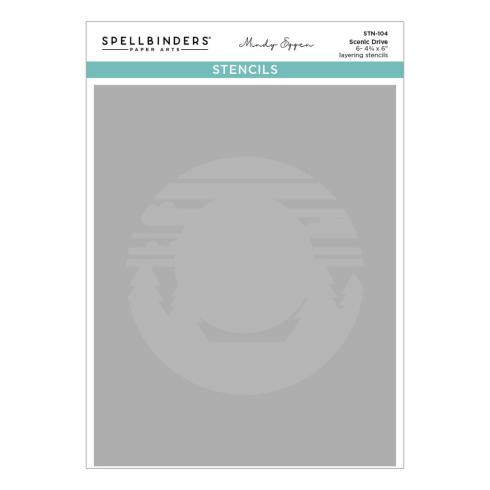 Spellbinders - Schablone "Scenic Drive" Stencil