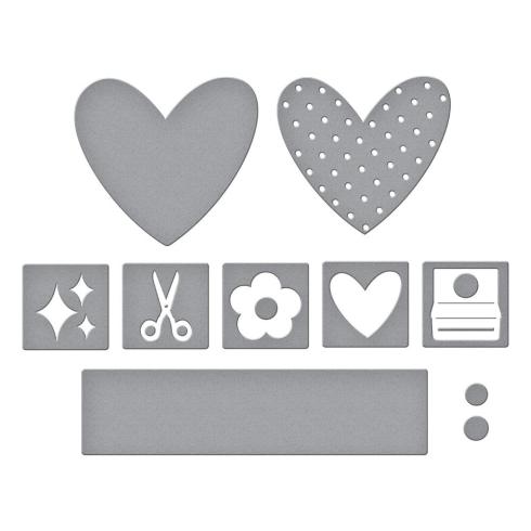 Spellbinders - Stanzschablone "Labels & Icons" Dies