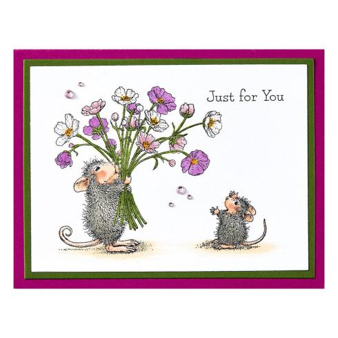 Spellbinders - Gummistempel Set "Rare Bloom" Cling Stamp