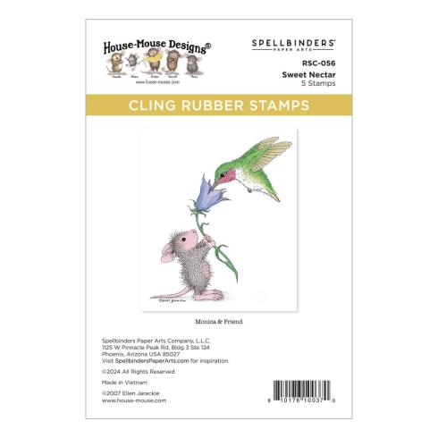 Spellbinders - Gummistempel Set "Sweet Nectar" Cling Stamp