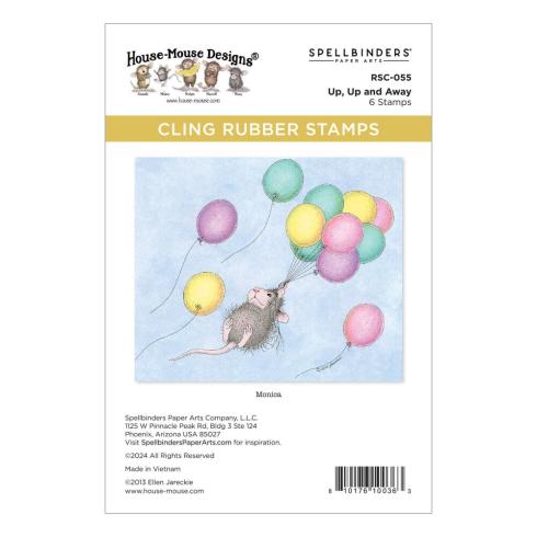 Spellbinders - Gummistempel Set "Up, Up and Away" Cling Stamp