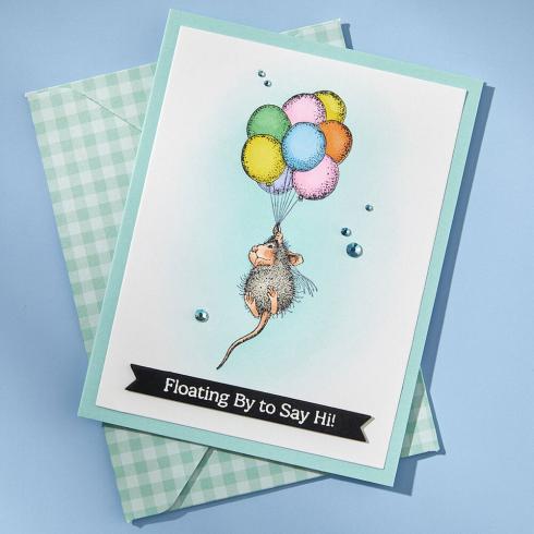 Spellbinders - Gummistempel Set "Up, Up and Away" Cling Stamp
