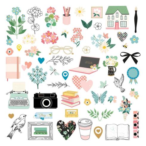 Spellbinders - Stanzteile "Rosie's Studio Hello It's Me!" Die Cuts