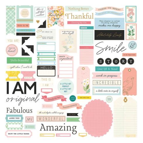 Spellbinders - Stanzteile "Rosie's Studio Hello It's Me! Sentiments" Die Cuts