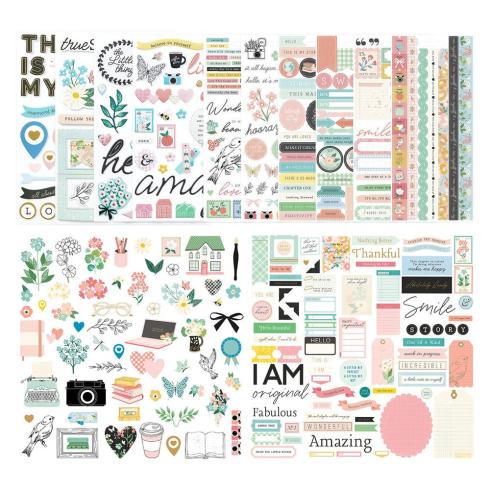 Spellbinders - Stanzteile "Rosie's Studio Hello It's Me! Bundle" Die Cuts