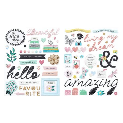 Spellbinders - Aufkleber "Rosie's Studio Hello It's Me!" Sticker