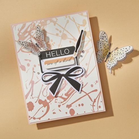 Spellbinders - Aufkleber "Rosie's Studio Hello It's Me!" Sticker