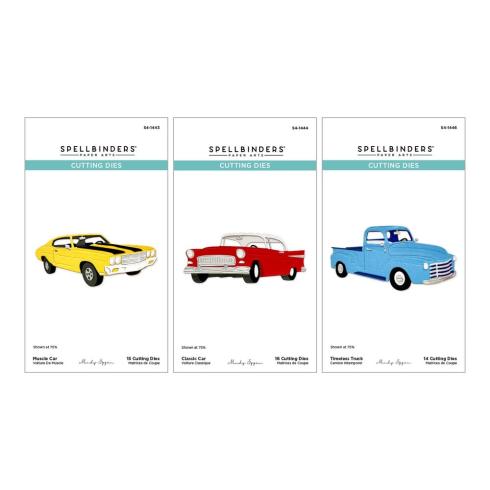 Spellbinders - Stanzschablone "Car & Truck Die Bundle" Dies