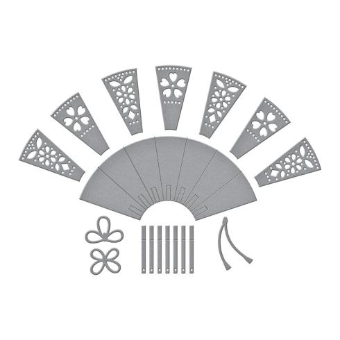 Spellbinders - Stanzschablone "Fan & Bow" Dies