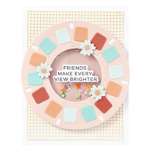 Spellbinders - Buchdrucktechnik "Take Note" BetterPress Plate & Dies