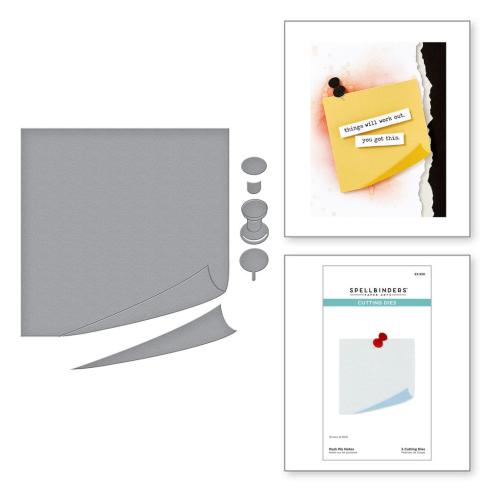 Spellbinders - Stanzschablone "Push Pin Notes" Dies