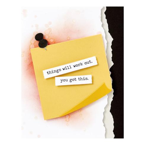 Spellbinders - Stanzschablone "Push Pin Notes" Dies