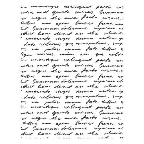 Spellbinders - Buchdrucktechnik "Script Tekst" BetterPress Plate