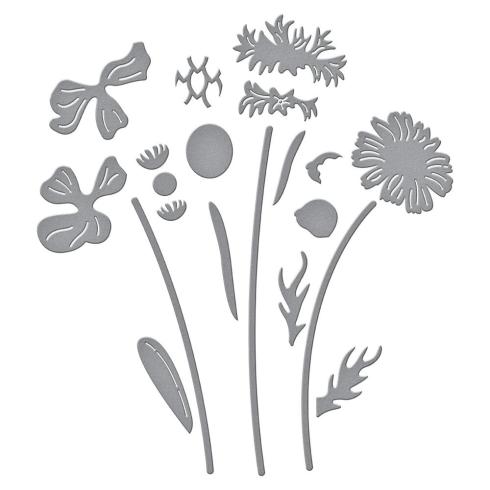 Spellbinders - Stanzschablone "Layered Wildflowers" Dies