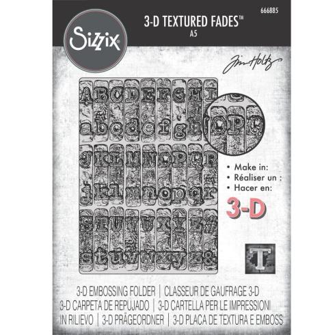 Sizzix - 3D Prägefolder "Typewriter Large" Embossing Folder Design by Tim Holtz