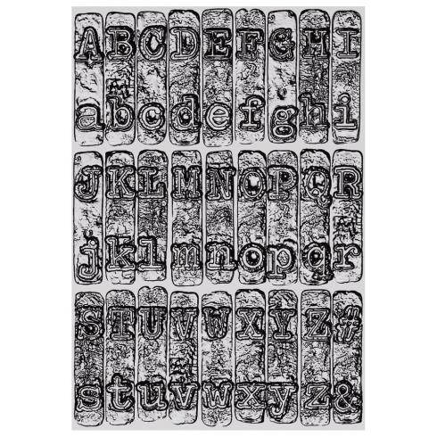 Sizzix - 3D Prägefolder "Typewriter Large" Embossing Folder Design by Tim Holtz