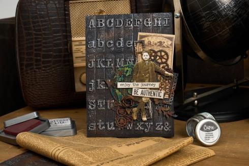 Sizzix - 3D Prägefolder "Typewriter Large" Embossing Folder Design by Tim Holtz