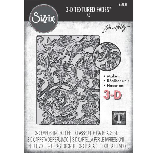 Sizzix - 3D Prägefolder "Entangled Large" Embossing Folder Design by Tim Holtz