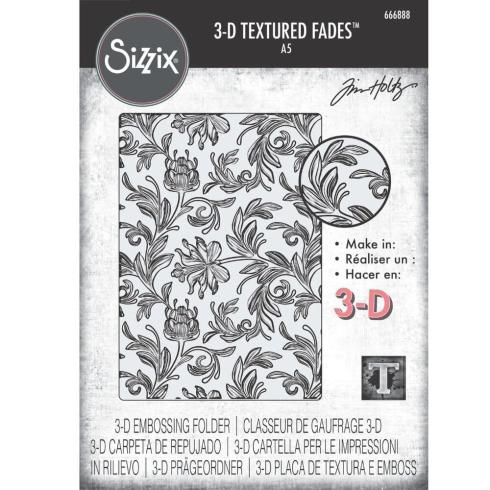 Sizzix - 3D Prägefolder "Botanical Large" Embossing Folder Design by Tim Holtz