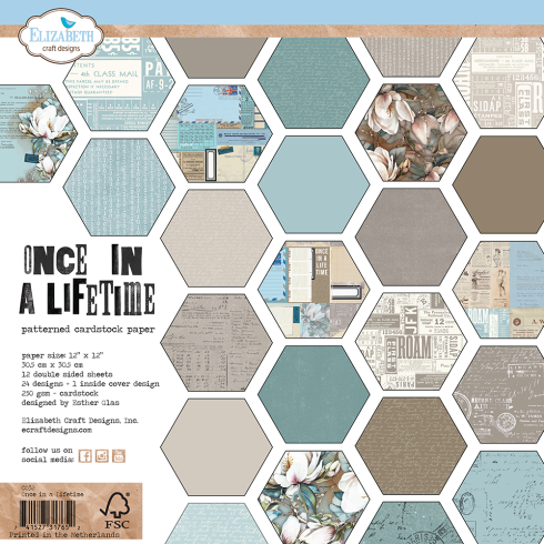 Elizabeth Craft Designs - Designpapier "Once in a Lifetime" Paper Pack 12x12 Inch - 12 Bogen